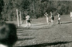 Lance de jogo contra o time do Nova Orleans