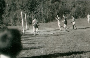 Lance de jogo contra o time do Nova Orleans