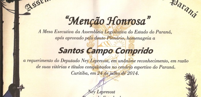 Menção Honrosa